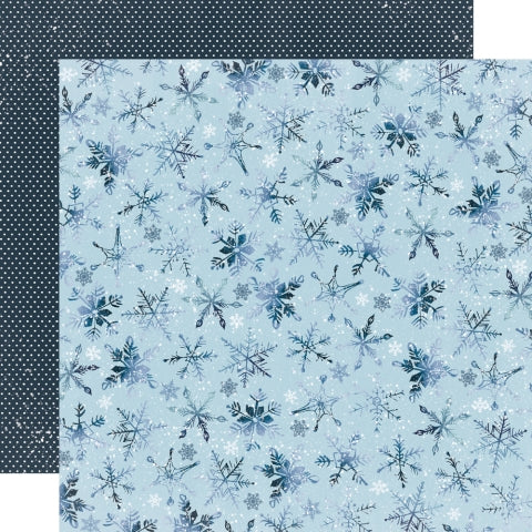 Cardstock - Chasing Snowflakes 12X12