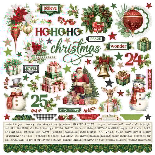 Simple Stories - Simple Vintage Believe Collection - 12 x 12 Cardstock Stickers