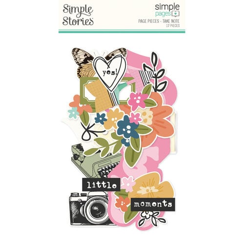Simple Stories - Take Note Collection - Simple Pages - Page Pieces