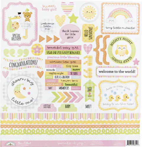 Doodlebug Design - Cardstock Stickers - Bundle of Joy- This and That