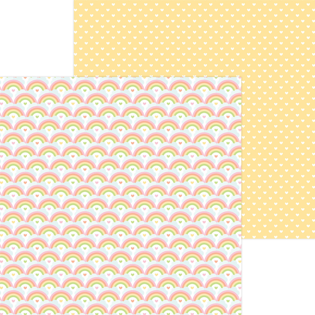 Doodlebug Designs -Bundle of Joy 12x12 Paper: Heaven Sent