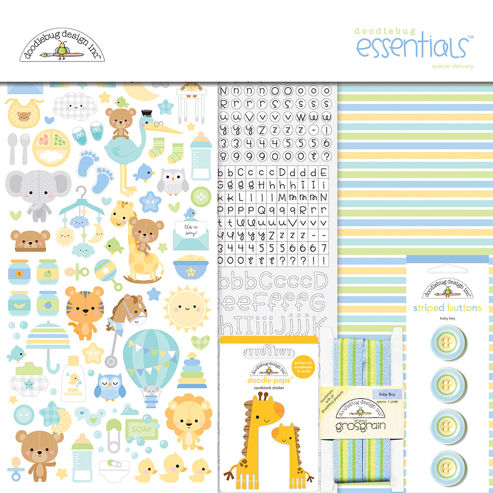 Doodlebug Design - Special Delivery Collection - Essentials Kit