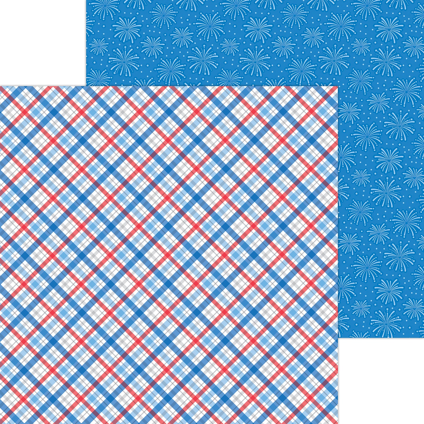 Cardstock - Plaid to be an American