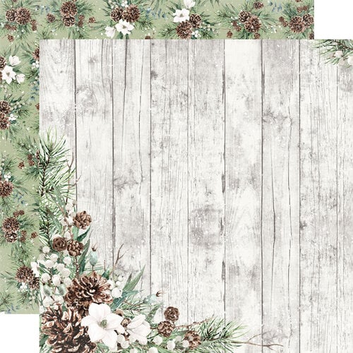 Cardstock - Simple Vintage Winter Wishes 12x12 Cardstock