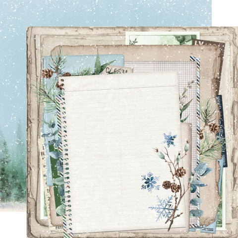 Cardstock - First Snow 12X12