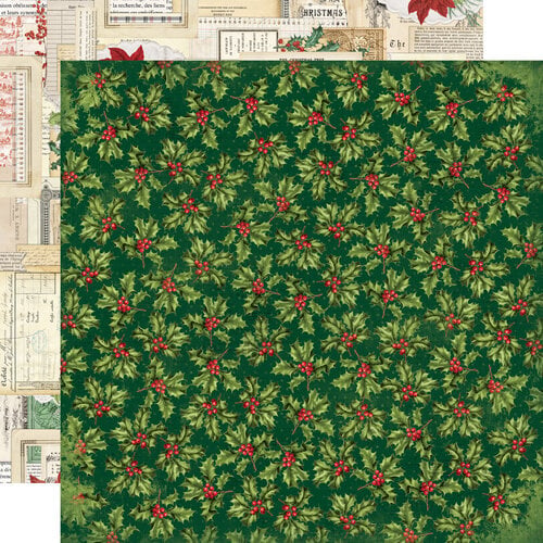Simple Stories - Simple Vintage Believe Collection - 12 x 12 Double Sided Paper - Holiday Traditions