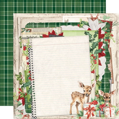 Simple Stories - Simple Vintage Believe Collection - 12 x 12 Double Sided Paper - Filled With Wonder