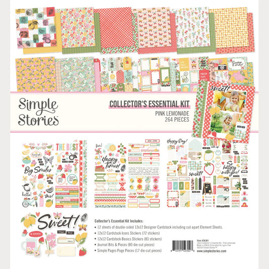 Simple Stories - Pink Lemonade Collection - Collector's Essential Kit