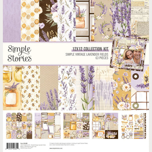 Simple Stories - Simple Vintage Lavender Fields Collection - 12 x 12 Collection Kit