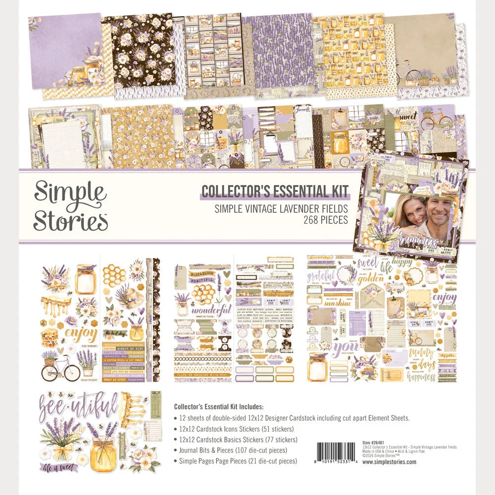 Simple Stories - Simple Vintage Lavender Fields Collection - Collector's Essentials Kit