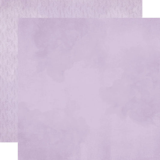 Simple Stories - Simple Vintage Lavender Fields Collection - 12 x 12 Double Sided Paper - Lavender