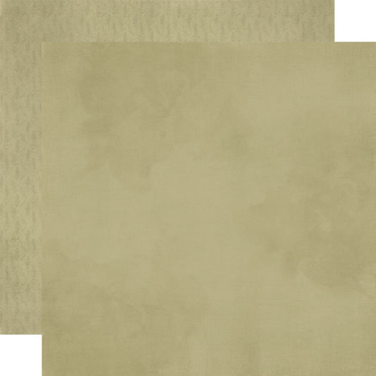 Simple Stories - Simple Vintage Lavender Fields Collection - 12 x 12 Double Sided Paper - Light Olive