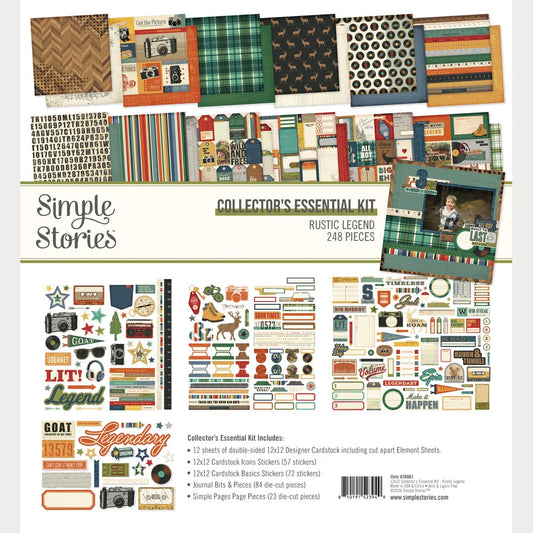 Simple Stories - Rustic Legend Collection - Collector's Essential Kit
