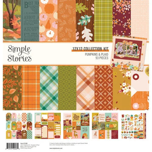 Simple Stories - Pumpkins & Plaid Collection - 12 x 12 Collection Kit