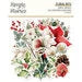 Simple Stories - Simple Vintage Old-Fashioned Christmas Collection - Ephemera - Floral Bits And Pieces
