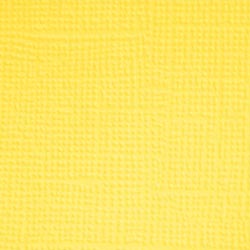 Doodlebug Textured Cardstock 12"X12" Lemon