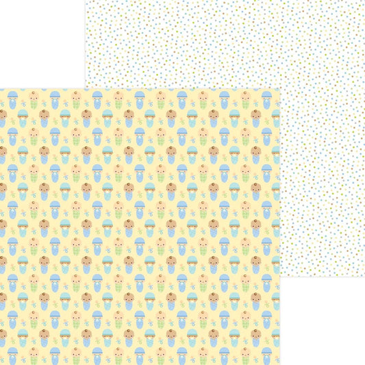 Doodlebug - Special Delivery 12x12 Cardstock - Bundled Up
