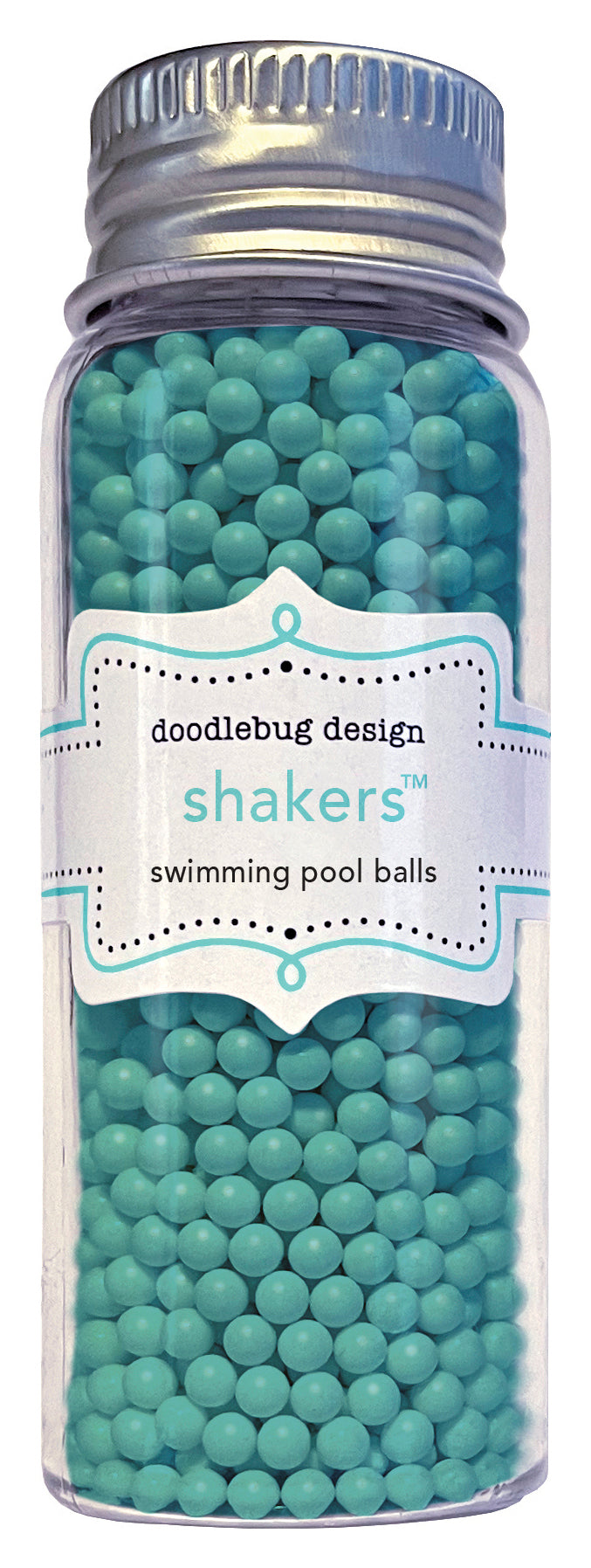 Doodlebug Design - Monochromatic Collection - Shakers - Swimming Pool Balls
