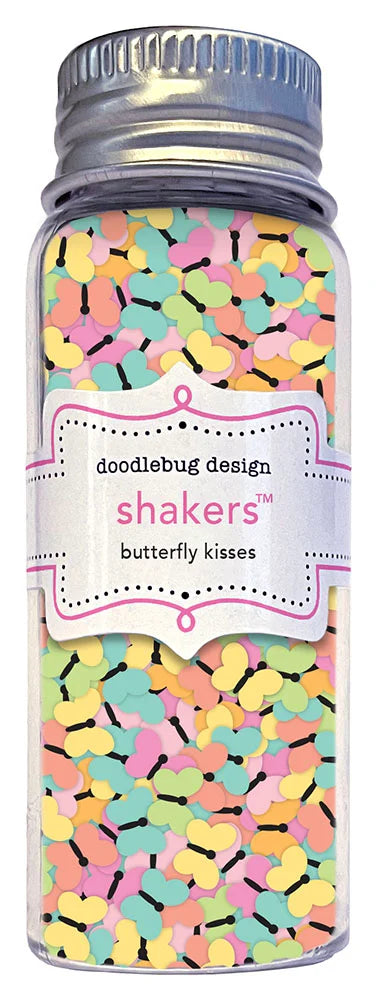 Doodlebug Design - Butterfly Kisses Collection - Shakers - Butterfly Kisses