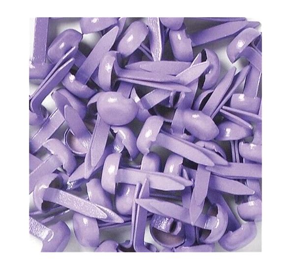 Doodlebug BRADS-088 Mini Brads .125"" 25/Pkg-Lilac