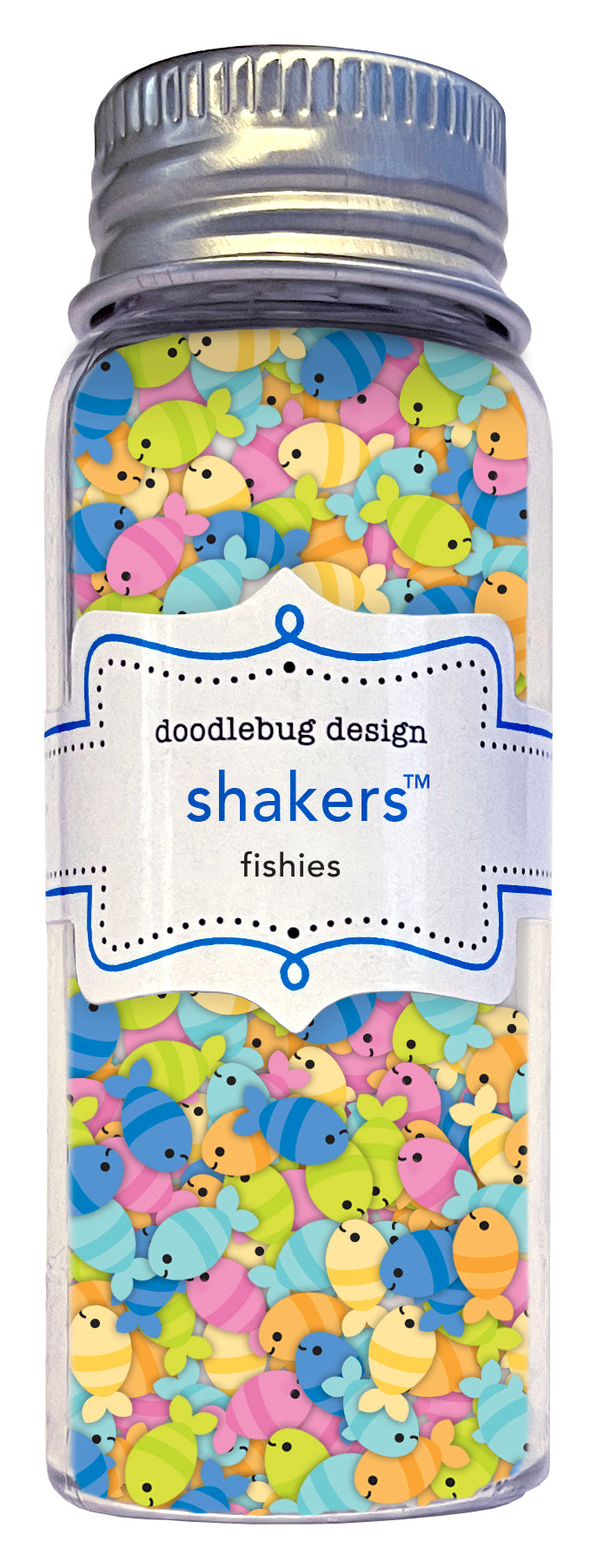Doodlebug Design - Summer Fun Collection - Shakers - Fishies