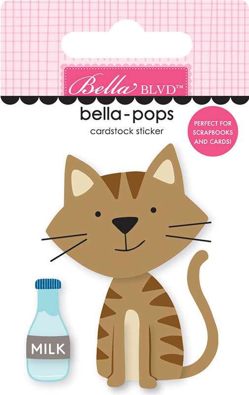 Bella Blvd - Chloe Collection - Stickers - Bella Pops - Tabby Cat